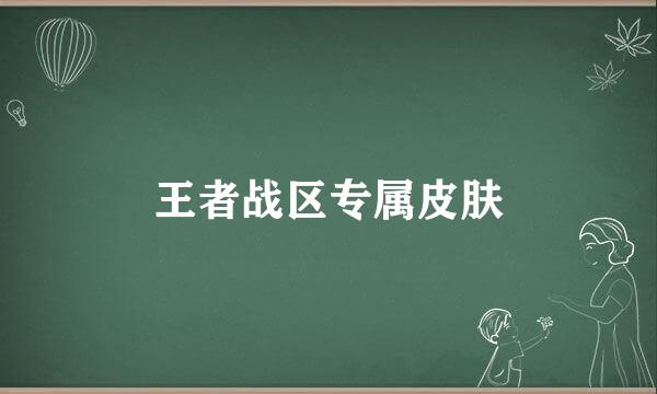 王者战区专属皮肤