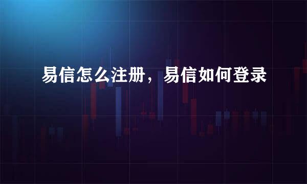 易信怎么注册，易信如何登录