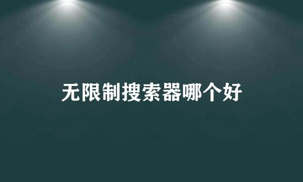 无限制搜索器哪个好