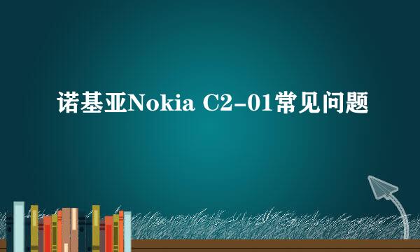 诺基亚Nokia C2-01常见问题