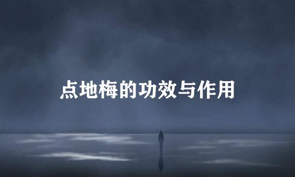 点地梅的功效与作用