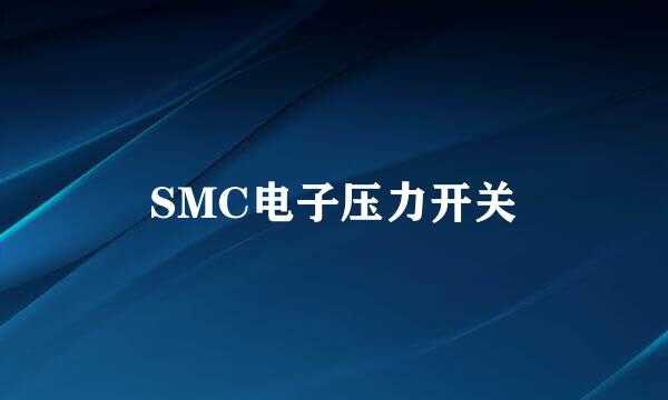 SMC电子压力开关