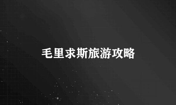 毛里求斯旅游攻略