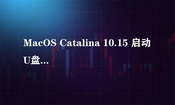 MacOS Catalina 10.15 启动U盘制作及安装方法