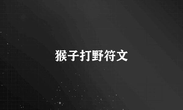 猴子打野符文