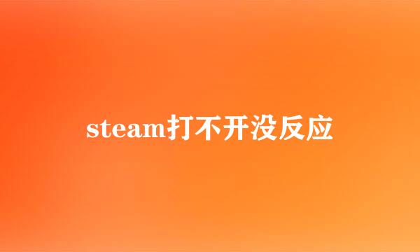 steam打不开没反应