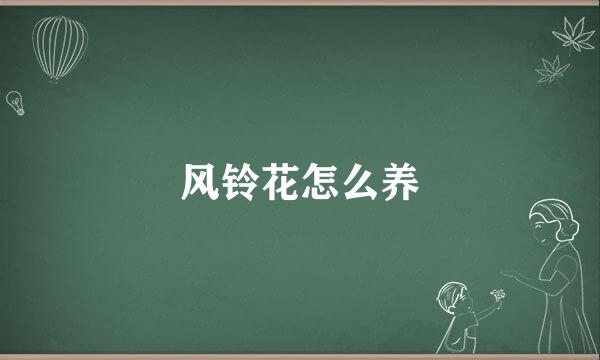 风铃花怎么养