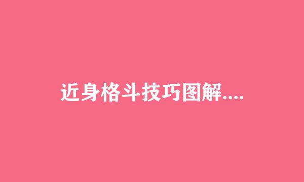 近身格斗技巧图解....
