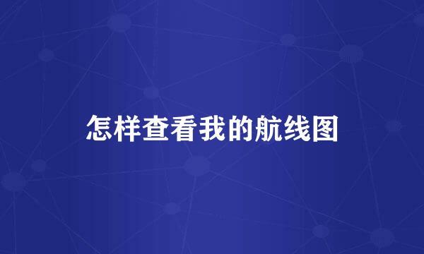 怎样查看我的航线图
