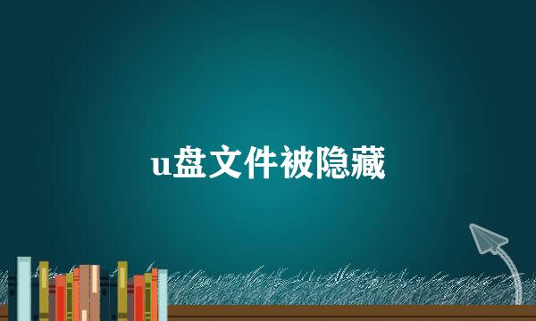 u盘文件被隐藏