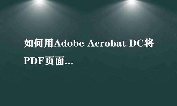 如何用Adobe Acrobat DC将PDF页面统一为A4尺寸