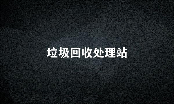 垃圾回收处理站