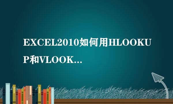 EXCEL2010如何用HLOOKUP和VLOOKUP查找指定数值