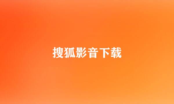搜狐影音下载