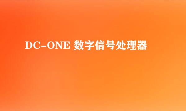 DC-ONE 数字信号处理器